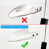 (FOR KEYLESS ENTRY) Carbon Fiber Car Door Handle Cover