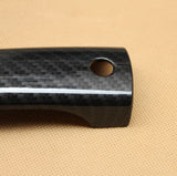 (FOR KEYLESS ENTRY) Carbon Fiber Car Door Handle Cover