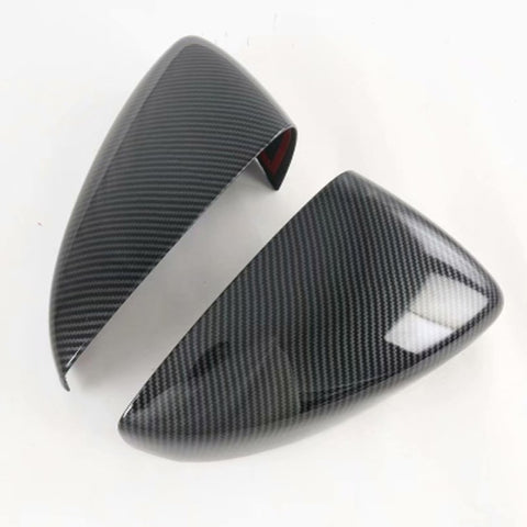 2020+ CX30 Mirror Covers (Carbon Fiber Style and Silver)