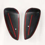 2020+ CX30 Mirror Covers (Carbon Fiber Style and Silver)