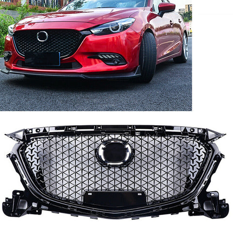 2017-18 Mazda 3 Honeycomb Style Front Grille